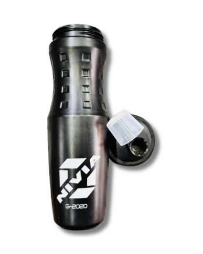 Nivia 700ml Plastic Gym Shaker – Leak-Proof Sports Sipper, BPA-Free, Black