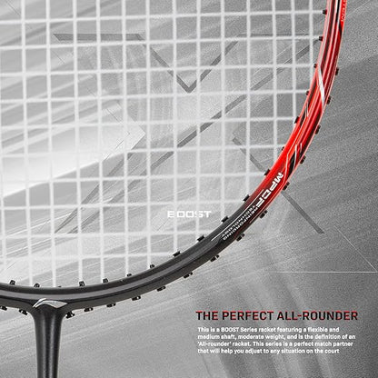 Li-Ning 3D Calibar X Boost Carbon Graphite Strung Badminton Racquets, 83 Grams, 30 Lbs String Tension