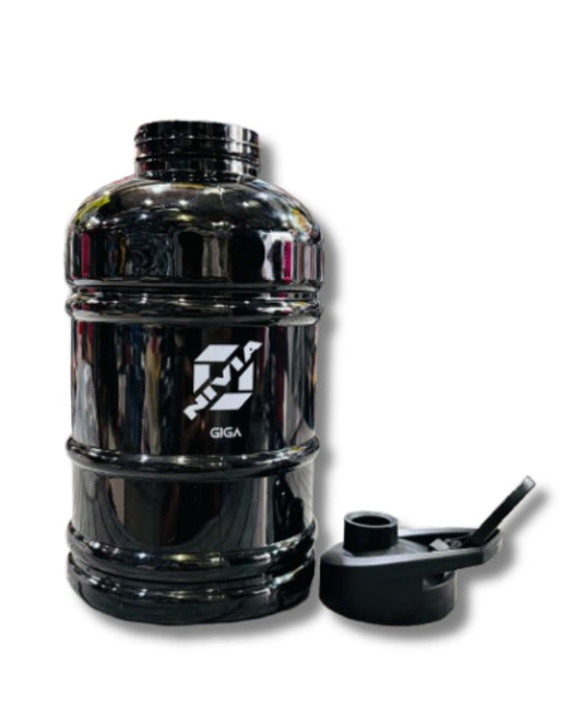 Nivia Giga Bottle Shaker - Black - Gallon Size - Hydrate & Fuel Your Performance