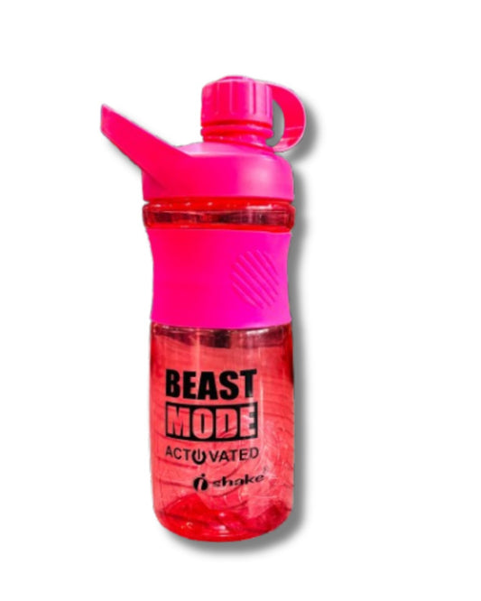 Beast Mode Activated Shaker Bottle - Pink