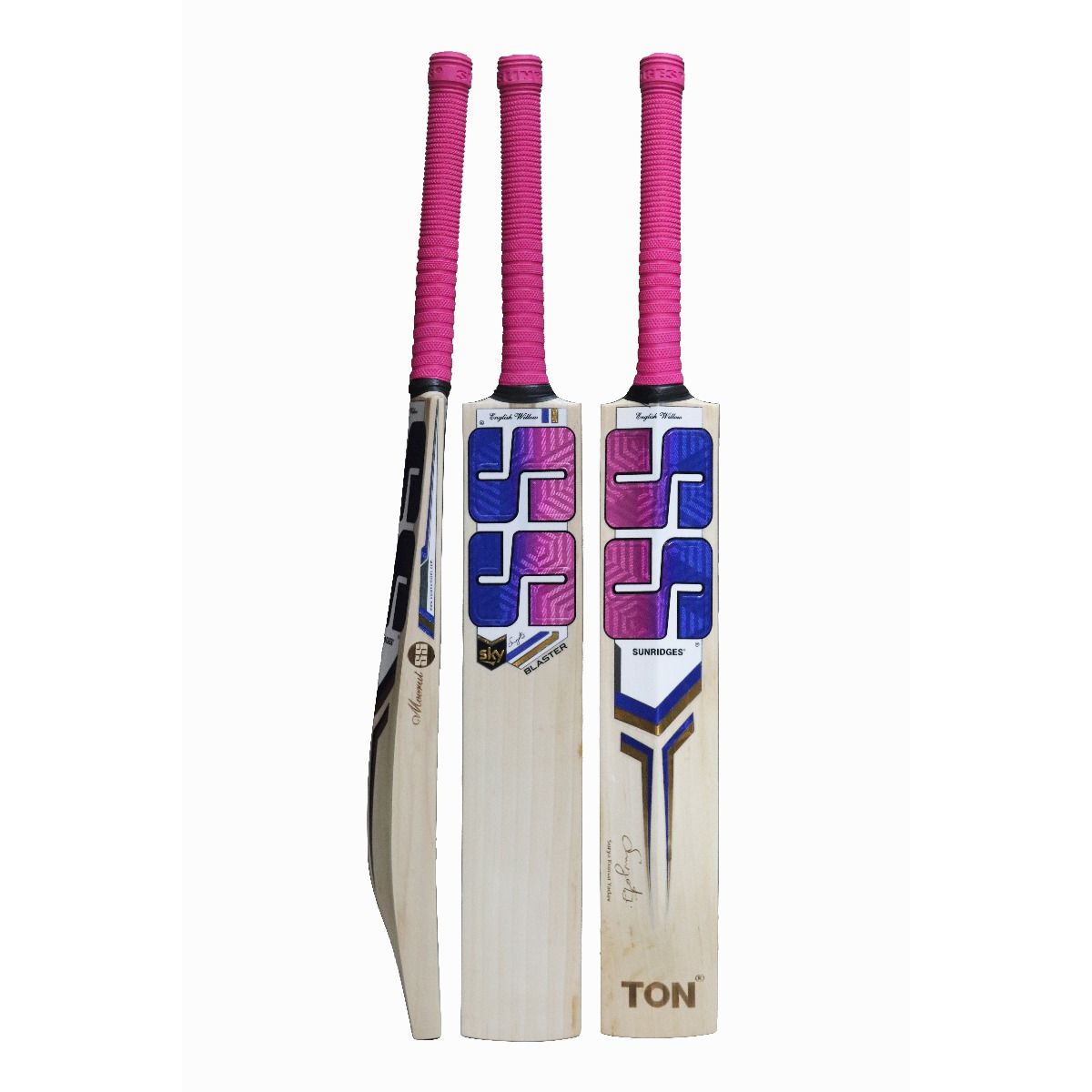 SS Sky Blaster English Willow Cricket Bat SH