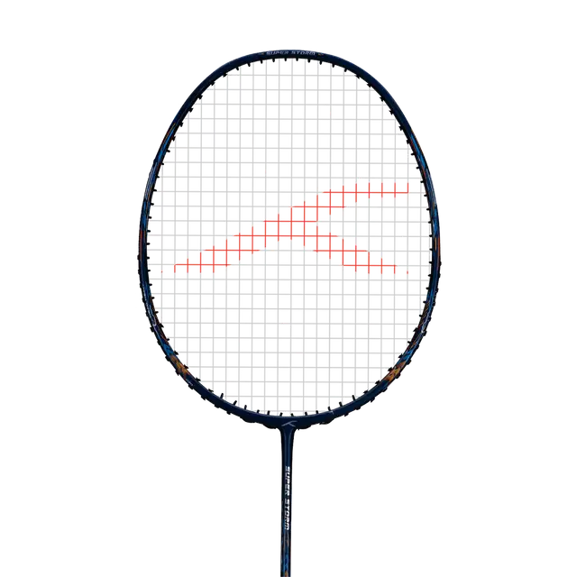 Hundred Super Storm Strung Badminton Racket with Full Cover | 77 Grams | Maximum Tension ≤32